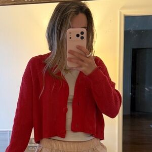 Red Cardigan